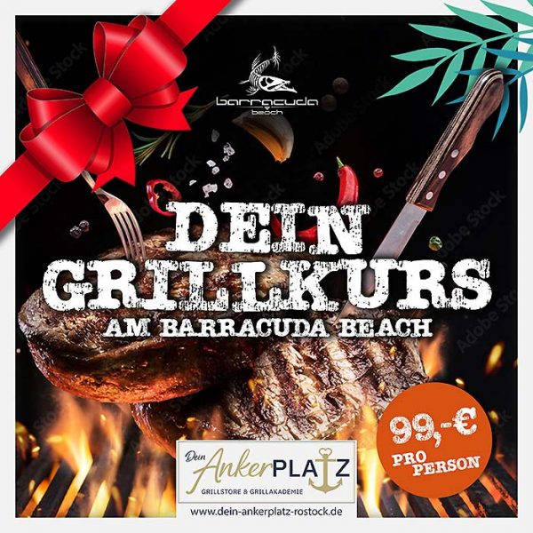 Grillevent Grillkurs am Barracuda Beach in Neustadt Glewe Schwerin